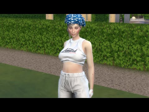 sims 4 realistic style download gray-haired female Delfina Acher by Bonita100 Game Video Preview