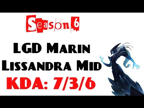 Korea Challenger LOL - LGD Marin - Lissandra Mid lane (Mar 5, 2016)