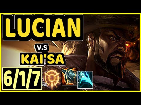 ARROW (LUCIAN) vs KAI'SA - 6/1/7 KDA BOTTOM ADC CHALLENGER GAMEPLAY - KR