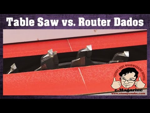The best dados- Table Saw vs. Router?