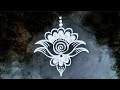Kutty Kutty kolam/Beginners rangoli designs/lotus rangoli designs