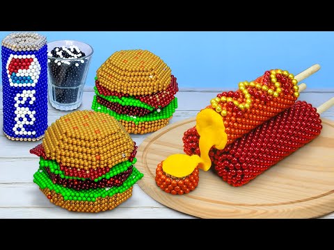 Magnet Challenge ASMR Cooking Compilation With Magnetic Balls