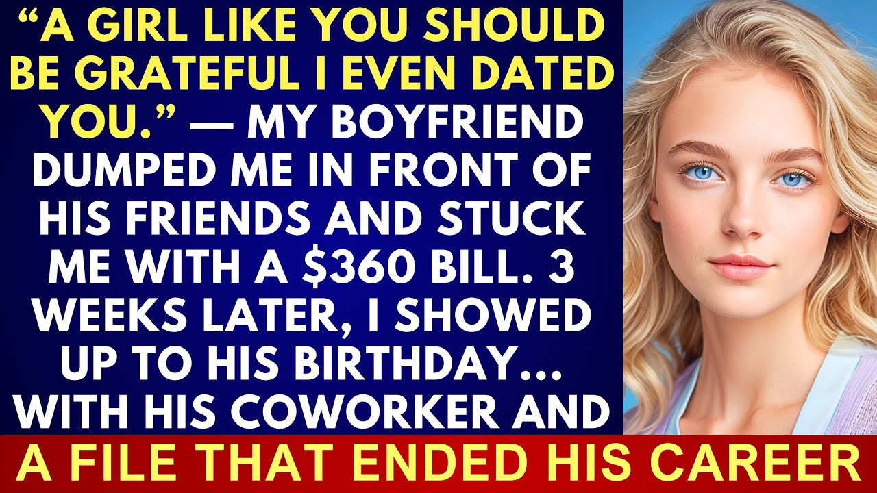 My Boyfriend Dumped Me at a Restaurant in Front of Everyone — 3 Weeks Later, I Ended His Career