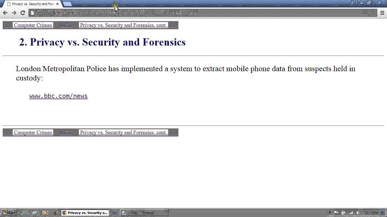 Computer Crimes Overview Part 1