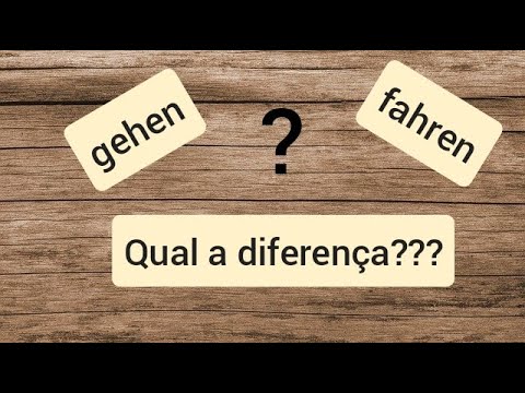 Qual a diferença entre os verbos "gehen" e "fahren" - Video-aula Alemão