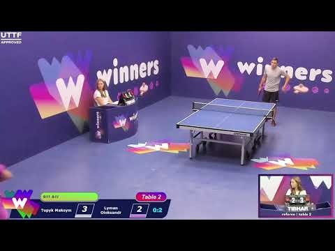 Winners League  12.09.21 Tupyk Maksym - Lyman Oleksandr 16:30