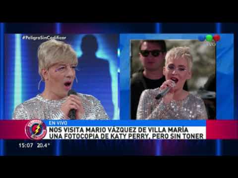 Mario Vázquez, la fotocopia de Katy Perry - Peligro Sin Codificar 2017