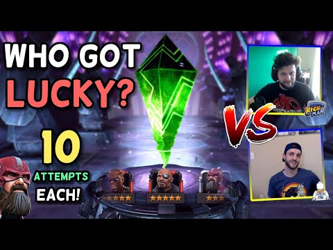 Red Guardian Crystal Wars 10 v 10 - Who Will Get Lucky? | Marvel Contest of Champions