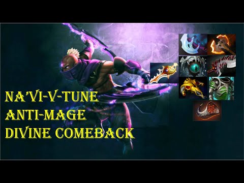 Na'Vi.V-Tune - ANTI-MAGE Safelane - Dota 2 Pro Gameplay