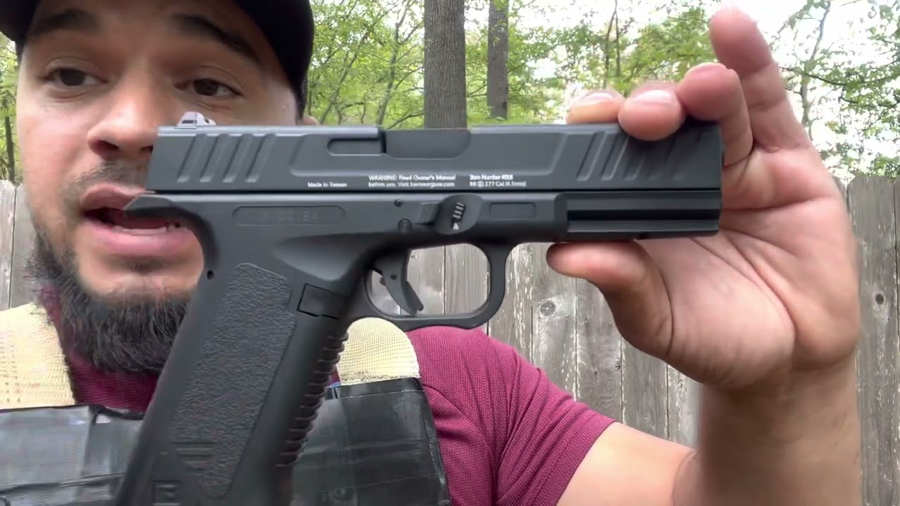 BARRA AIRGUNS: 009 FULL AUTO  C02 BB GUN PISTOL