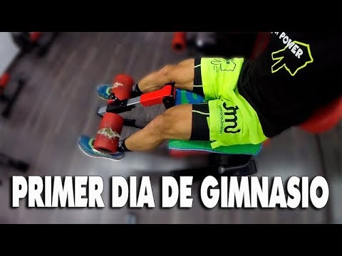 PRIMER DIA DE GIMNASIO DE PIERNAS 💪.