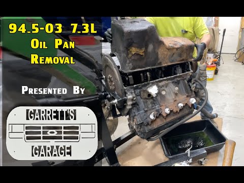 Easy 7.3L Powerstroke Oil Pan Removal
