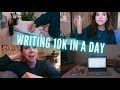 trying to write 10,000 words in a day // NaNoWriMo writing vlog