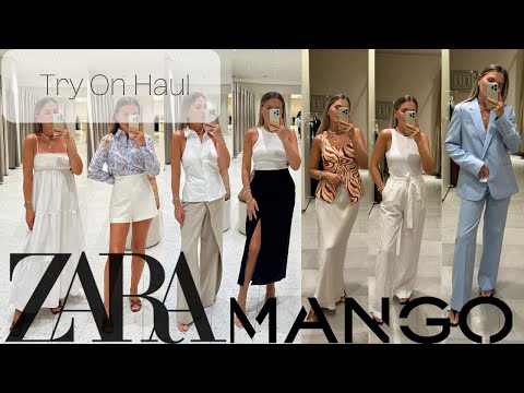 Newest  ZARA and MANGO ** | TRY On Hauls | ** Full Outfit ideas