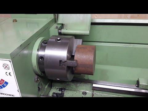 Come Fare Boccola Flangiata Sul Tornio Parallelo - Video Commento - Make A Mechanical Part On Lathe