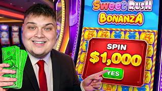 EXTREME $40,000 SWEET RUSH BONANZA Session! ($1,000 SPINS)