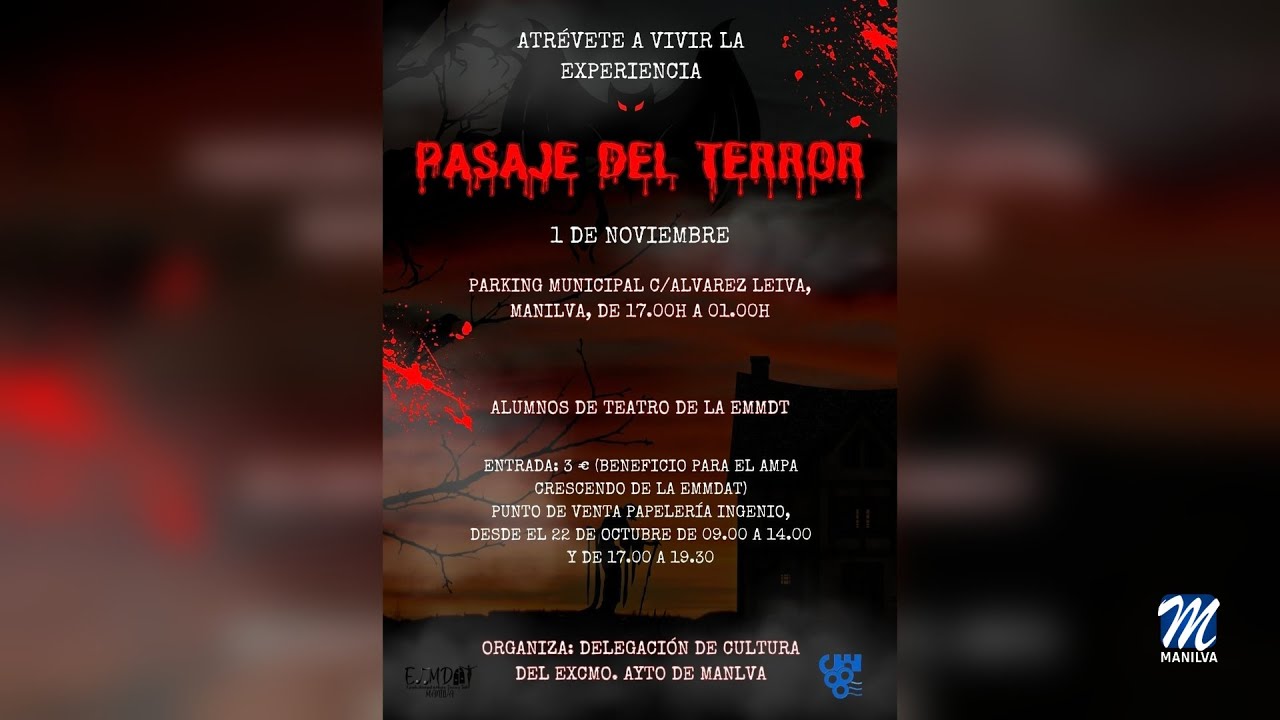 El 1 de noviembre se llevará a cabo el Pasaje del Terror