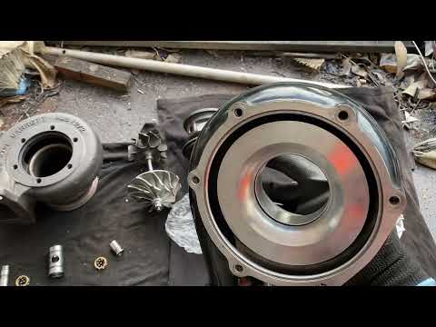 Rebuilding the busted Garrett GTX3582R, and making it shiny!!
