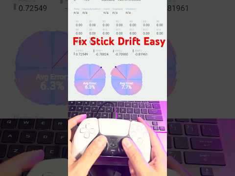 Calibrate controller fixed stick drift