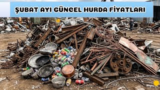 ŞUBAT AYI GÜNCEL HURDA FİYATLARI . DEMİR - BAKIR - ALUMİNYUM VS #hurda