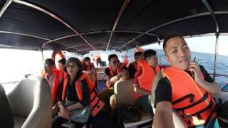 Trên tàu ra đảo bé Lý Sơn - Video 360