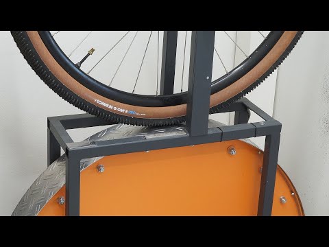 Schwalbe G-One R Pro 50 mm Rolling Resistance Test (spin up video)