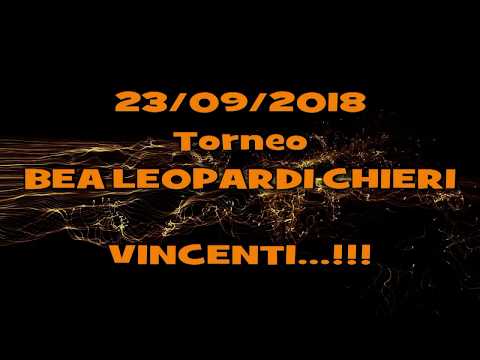 23 Settembre 2018 - Torneo "Bea Leopardi Chieri 2018"