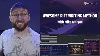 Video thumbnail for Awesome Riff Writing Method with Mike Malyan by Modalics