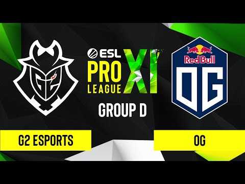 CS:GO - G2 Esports vs. OG [Mirage] Map 1 - ESL Pro League Season 11 - Group D