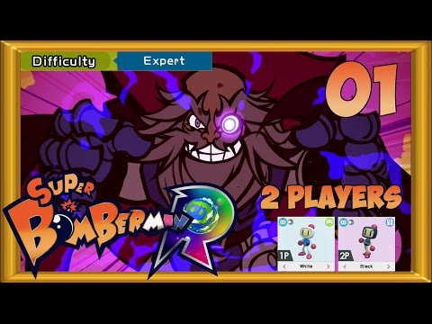 Super Bomberman R Story Mode - Expert Mode Walkthrough | 2 Players - Nintendo Switch Gameplay #01
