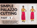 Simple Palazzo Cutting Guide Rajarani Coaching S Sewing Tutorial