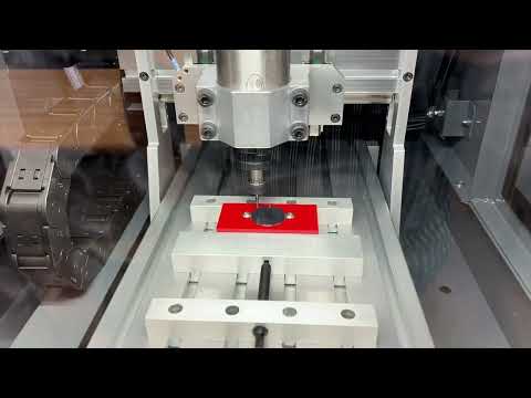Haas Desktop Mill Circular Tag Engraving Example