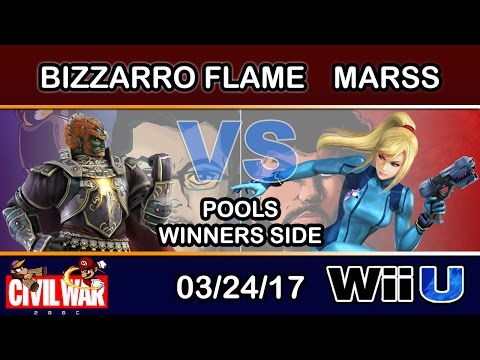 2GGC: Civil War - Bizzarro Flame (Ganondorf) Vs. DNL | Marss (Zero Suit Samus) Pools Winners Side