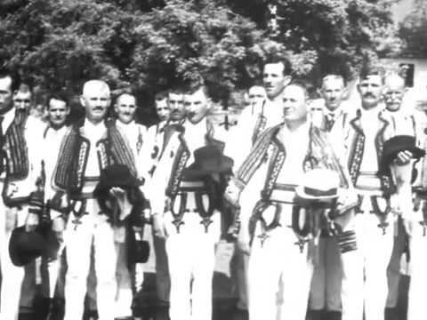 Constantin Brancusi ~ Film of  Iron Guard - Youth rally & march (1939)