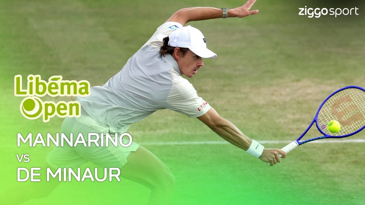WOW! GENIALE TRICKSHOT IS PUNT VAN HET TOERNOOI!!🥵🥵 | Mannarino vs de Minaur | Libéma Open 2026
