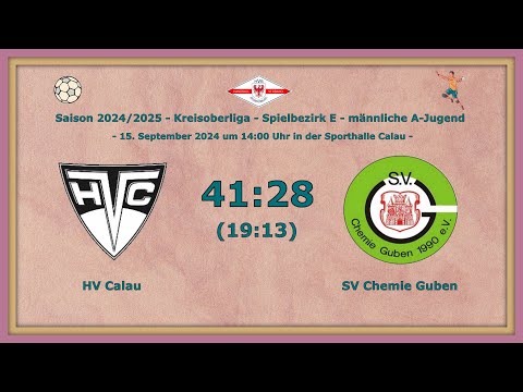 A-Jugend: HV Calau - SV Chemie Guben 41:28 (19:13)
