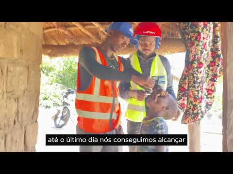 Polio vaccination in Mozambique