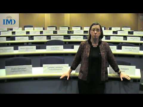 Introduction to the MBA program by Martha, IMD MBA program director