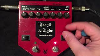 Video thumbnail for Visual Sound Jekyll & Hyde (V1) Ultimate Overdrive Demo by GuitarWithGabe