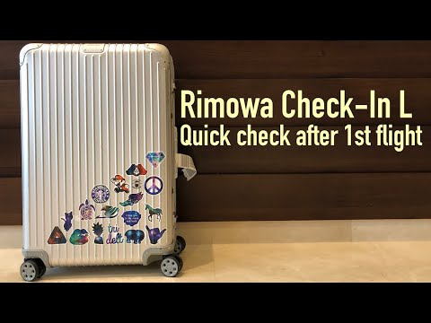 Đánh giá 4K: Rimowa nguyên bản Check-In L / Chuyến bay đầu tiên thiệt hai bao nhiêu?