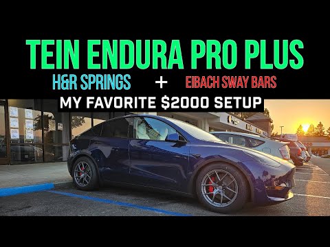 ULTIMATE $2000 SUSPENSION FOR MODEL Y | Tein Endurapro Plus, H&R Springs, MPP CAMBER, EIBACH SWAYS