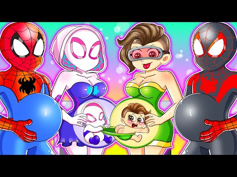 SPIDER-MAN BUT BREWING CUTE - BABY FUNNY STORY - Marvel's Spidey and his Amazing Friends Animation