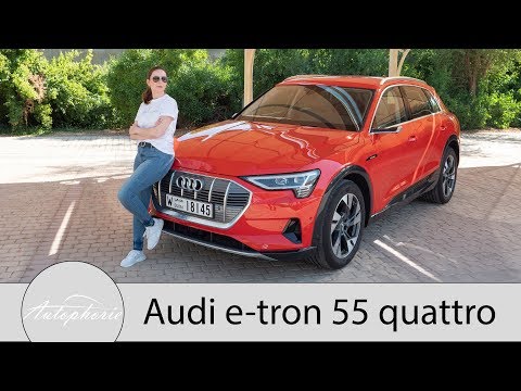 Audi e-tron 55 quattro Fahrbericht / Kann Audi's Elektro SUV Tesla das Wasser reichen? - Autophorie