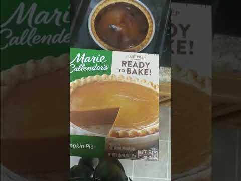 Marie Callenders Meals - My pie got burnt and I put them in for exactly the amount. The box said...