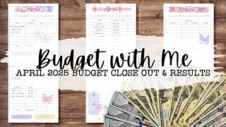 April 2025 Budget Close Out & Results💲💸 Digital Budgeting on the iPad with Goodnotes 6