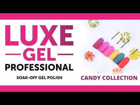 💗 CANDY COLLECTION 💗 - GEL SWATCH - LUXE GEL PROFESSIONAL