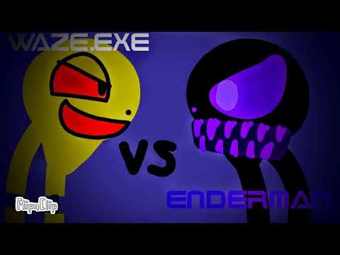 ROMAIN WORLD/ WAZE.EXE VS ENDERMAN /ANIMATION