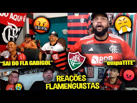 REAÇÕES dos FLAMENGUISTAS FURIOSOS com o EMPATE - FLAMENGO 1X1 FLUMINENSE [REACT BRASILEIRÃO 2023]