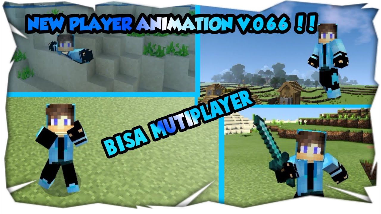 Download New Player Animation Mod[MCPE] android on PC