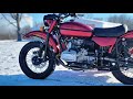 2022 Ural Sidecar Motorcycle Cold Start at 0 F